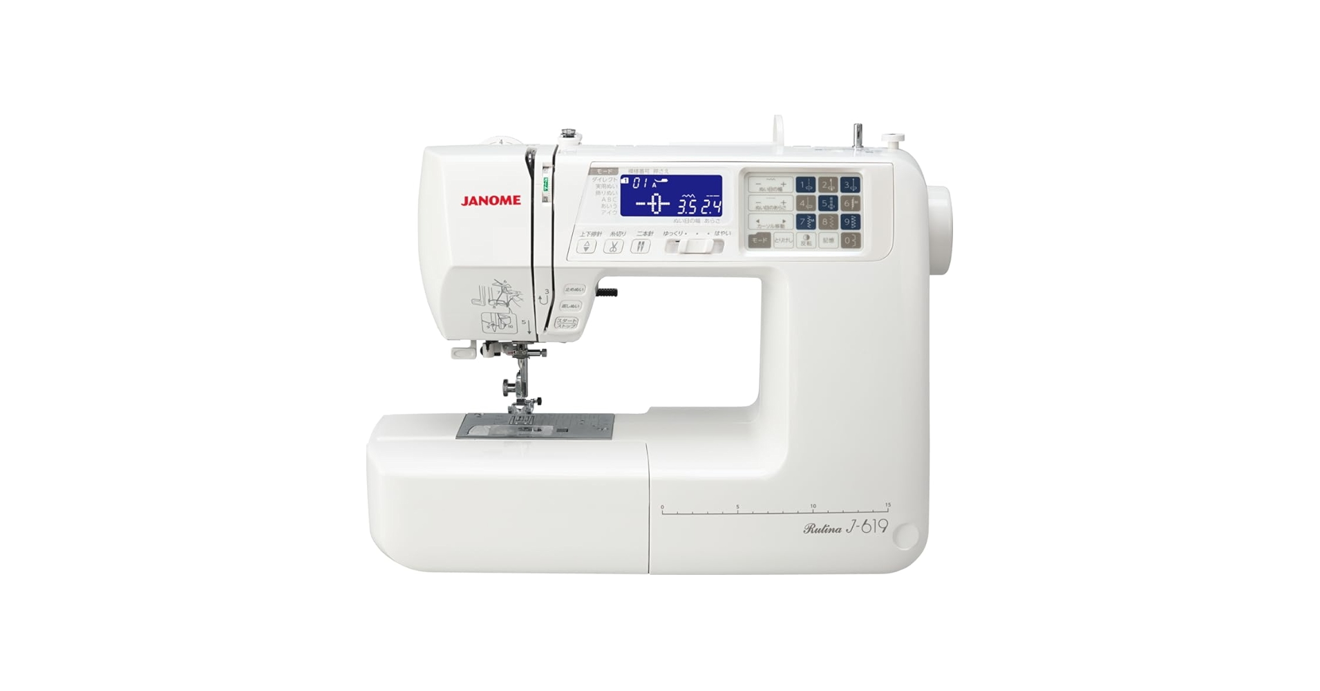 Amazon | JANOME ジャノメ コンピューターミシン ルティーナ